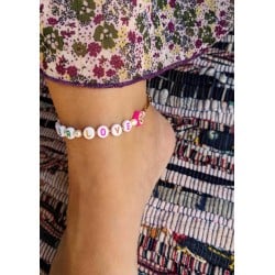 Αλυσίδα ποδιού ατσάλι Color Staybright
