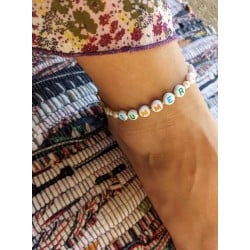 Αλυσίδα ποδιού ατσάλι Color Staybright