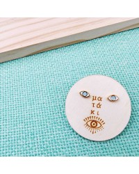 "It's all Greek to me" evil eye Earrings "It's all Greek to me" evil eye Earrings