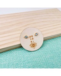 "It's all Greek to me" evil eye Earrings "It's all Greek to me" evil eye Earrings