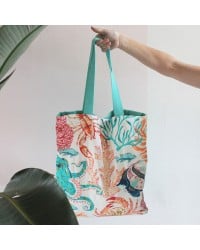 Τσάντα Coral Sea Shopper Τσάντα shopper Coral διακοσμημένη με πούλιες και χάντρες