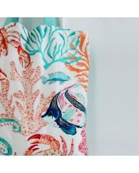 Τσάντα Coral Sea Shopper Τσάντα shopper Coral διακοσμημένη με πούλιες και χάντρες