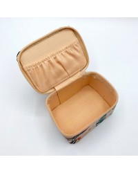 Forage Black Trinket Box Διακοσμητικό κουτί από μαλακό βελούδο κεντημένο με νυχτερινό σκηνικό με χάντρες και πούλιες