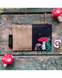 Μικρό πορτοφόλι Forage με φερμουάρ Μικρό πορτοφόλι Forage με φερμουάρ και 4 υποδοχές για κάρτες