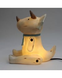 Φωτιστικό Wood Effect Cute Sitting Triceratops Φωτιστικό Wood Effect Cute Sitting Triceratops