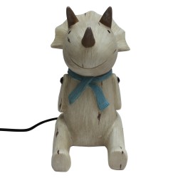 Φωτιστικό Wood Effect Cute Sitting Triceratops