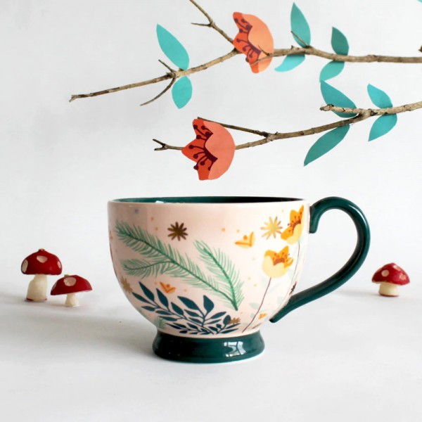 Teacup made of porcelain by Disaster Designs