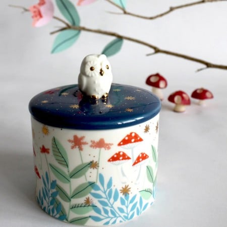 Secret Garden Owl Jar