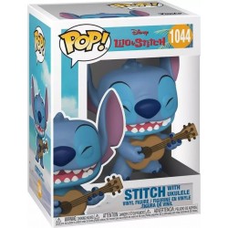 Αυθεντική συλλεκτική φιγούρα Funko POP από βινύλιο Stitch with Ukulele 1044