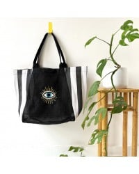 Τσάντα Shopper Glimmer Eye Τσάντα Shopper Glimmer Eye από ανακυκλωμένο είδος λινάτσας