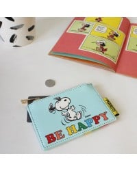 Μικρό πορτοφόλι Peanuts με φερμουάρ Μικρό πορτοφόλι Peanuts με φερμουάρ και 4 υποδοχές για κάρτες