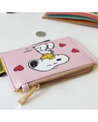Μικρό πορτοφόλι Peanuts με φερμουάρ Μικρό πορτοφόλι Peanuts με φερμουάρ και 4 υποδοχές για κάρτες
