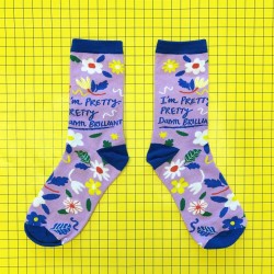 Κάλτσες Small Talk "I'm Pretty Damn Brilliant"