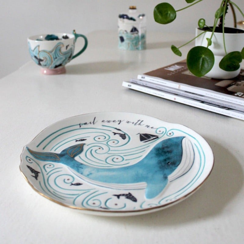 Πιατέλα By The Sea Disaster Designs από πορσελάνη