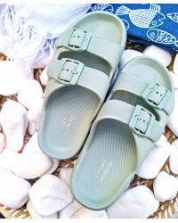 Σαγιονάρες Ocean Addict σε Mint Green χρώμα με δυο φάσες Σαγιονάρες Ocean Addict Mint Green με Κούμπωμα