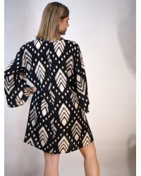 Κοντό καφτάνι KOKKOSAMMOU Samothraki από 100% βισκόζη