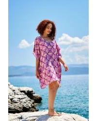 Κοντό καφτάνι Flowy Corfu KOKKOSAMMOU Κοντό καφτάνι Flowy Corfu KOKKOSAMMOU από 100% βισκόζη