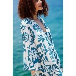Κοντό Καφτάνι Boho KOKKOSAMMOU Amorgos