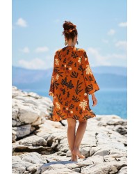 Κοντό Καφτάνι Boho KOKKOSAMMOU Africa Κοντό Καφτάνι Boho KOKKOSAMMOU Africa