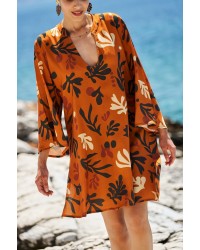 Κοντό Καφτάνι Boho KOKKOSAMMOU Africa Κοντό Καφτάνι Boho KOKKOSAMMOU Africa