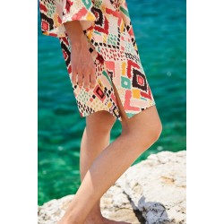 Κοντό Καφτάνι Boho KOKKOSAMMOU Mexico