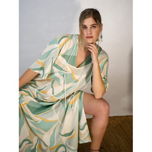 KOKKOSAMMOU Maxi caftan Kythera KOKKOSAMMOU Maxi caftan Kythera made of 100% viscose