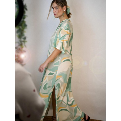 KOKKOSAMMOU Maxi caftan Kythera KOKKOSAMMOU Maxi caftan Kythera made of 100% viscose