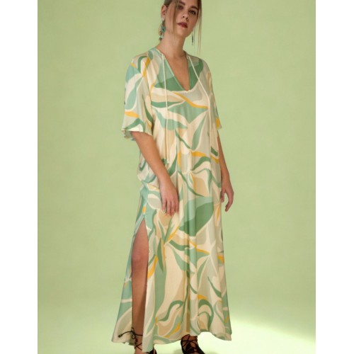 KOKKOSAMMOU Maxi caftan Kythera KOKKOSAMMOU Maxi caftan Kythera made of 100% viscose