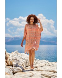 Κοντό καφτάνι Crete KOKKOSAMMOU Κοντό καφτάνι Crete KOKKOSAMMOU από 100% βισκόζη