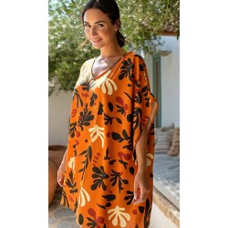 Κοντό καφτάνι Africa KOKKOSAMMOU Κοντό καφτάνι Africa KOKKOSAMMOU από 100% βισκόζη