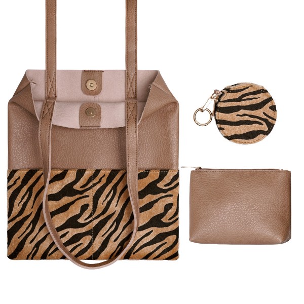 Shopper bag with purse
