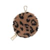 Fur pouch with hanging clip Fur pouch with hanging clip and zip closure
