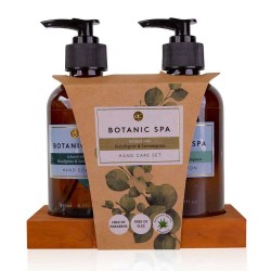 Σετ περιποίησης χεριών Botanic Spa σε ξύλινη βάση
