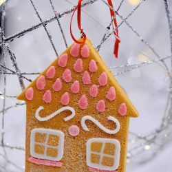 Χριστουγεννιάτικο στολίδι Gingerbread home