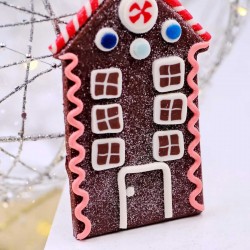 Χριστουγεννιάτικο στολίδι Gingerbread home