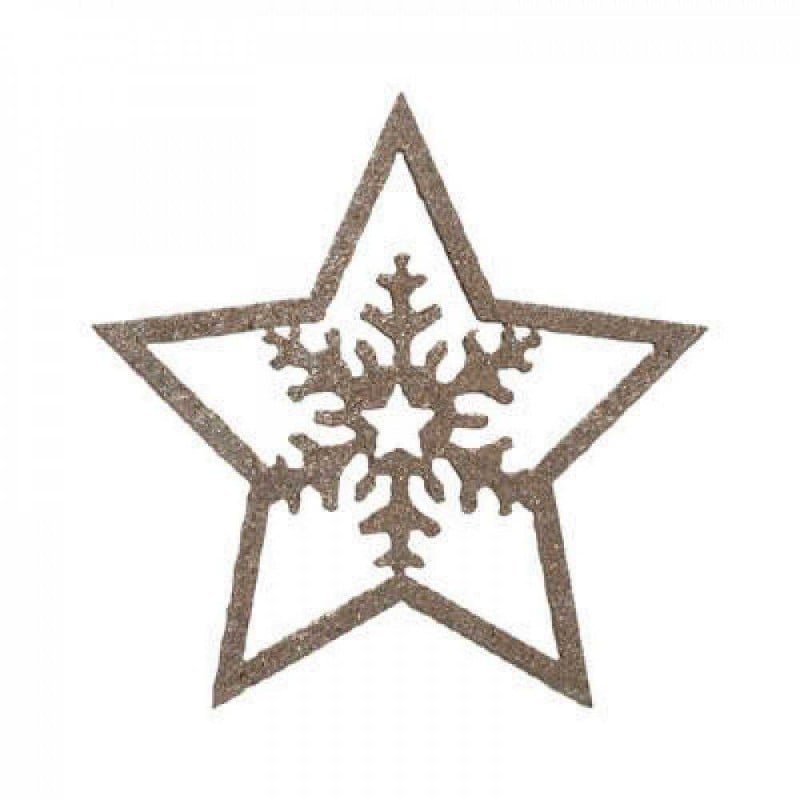 Christmas jar with 100 wooden stars