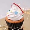 Christmas ceramic ornament Cup cake