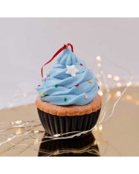 Κεραμικό στολίδι για το δέντρο σε σχήμα Cup cake Κεραμικό στολίδι για το δέντρο σε σχήμα Cup cake
