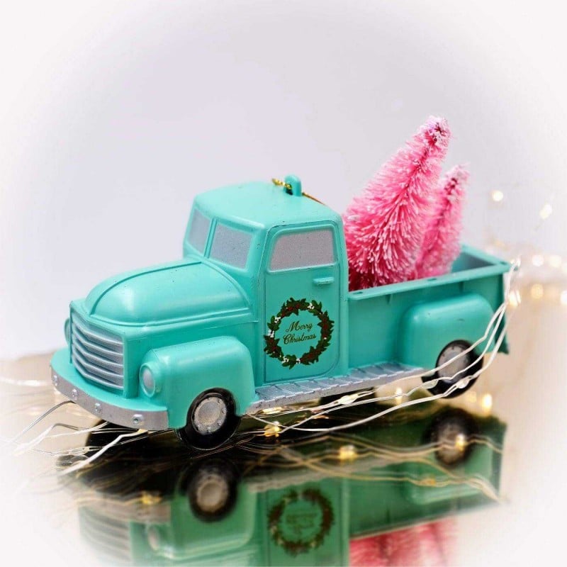 Christmas ornament truck