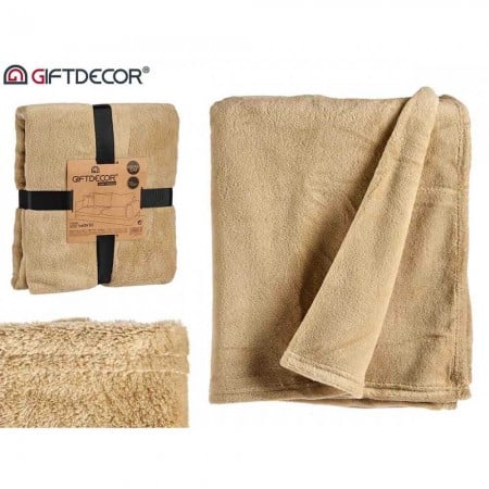 Κουβέρτα καναπέ -ριχτάρι Beige Κουβέρτα καναπέ -ριχτάρι Beige