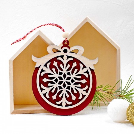 Χριστουγεννιάτικο Στολίδι Bow Bauble Χριστουγεννιάτικο Στολίδι Bow Bauble