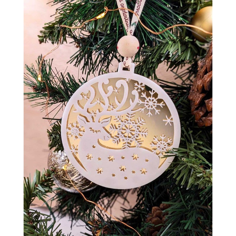 Χριστουγεννιάτικο διακοσμητικό στολίδι Ελάφι για το δέντρο