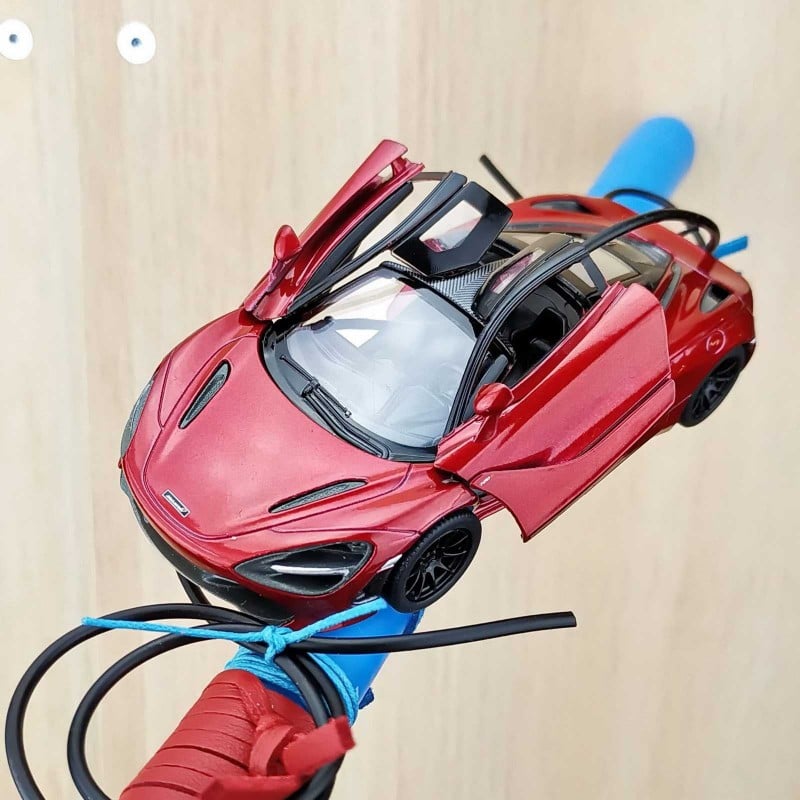 Easter candle with McLaren 720S car Easter candle with McLaren 720S car