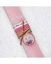 Dried Flower romantic Easter Candle Dried Flower romantic Easter Candle