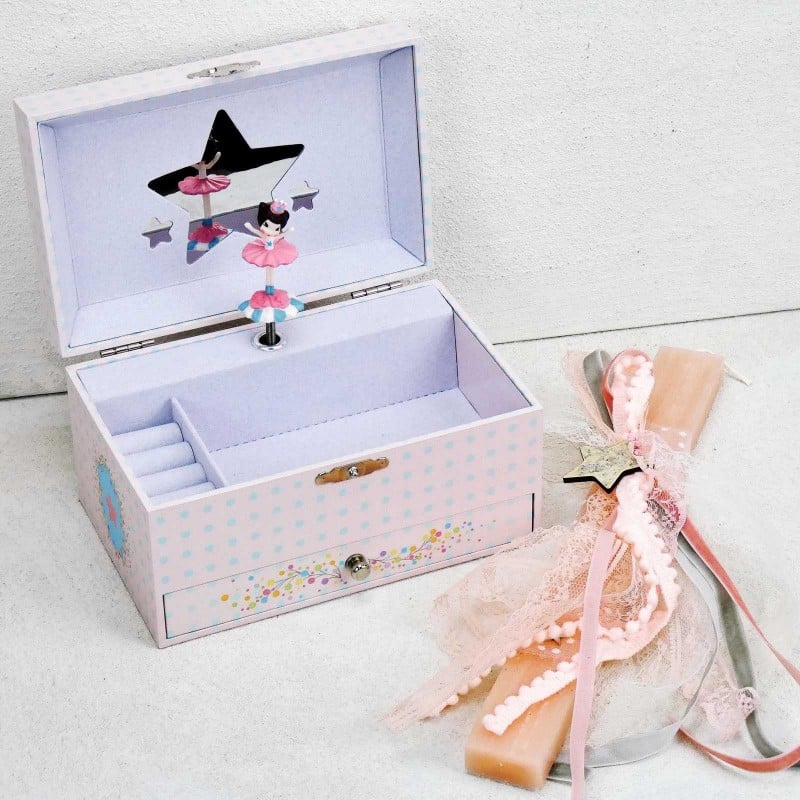 Σετ λαμπάδα και μπιζουτιέρα με μουσική