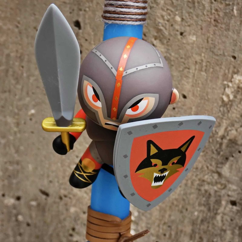 Λαμπάδα Flow Knight Grey Wolf