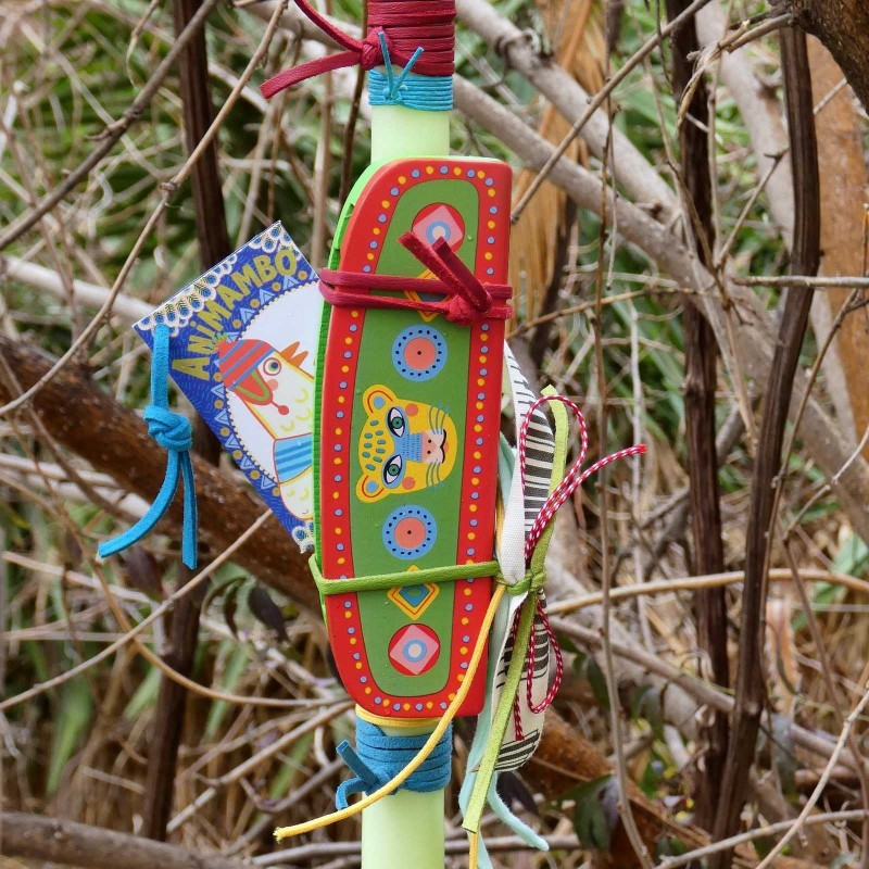 Λαμπάδα με Φυσαρμόνικα Djeco Putumayo