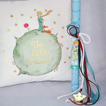 Set of Easter candle and cushion Little Prince