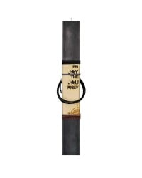 Easter candle for men with wooden card and bracelet Easter candle for men with wooden card and bracelet