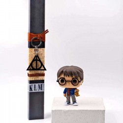 Λαμπάδα με μπρελόκ Harry Potter και αυθεντική συλλεκτική φιγούρα Harry Potter από την Funko Pop